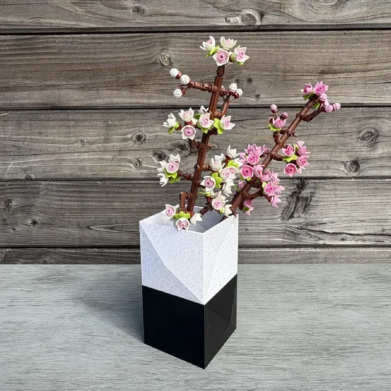 Vase Adrien en PLA - Vase moderne monochrome ou bicolore