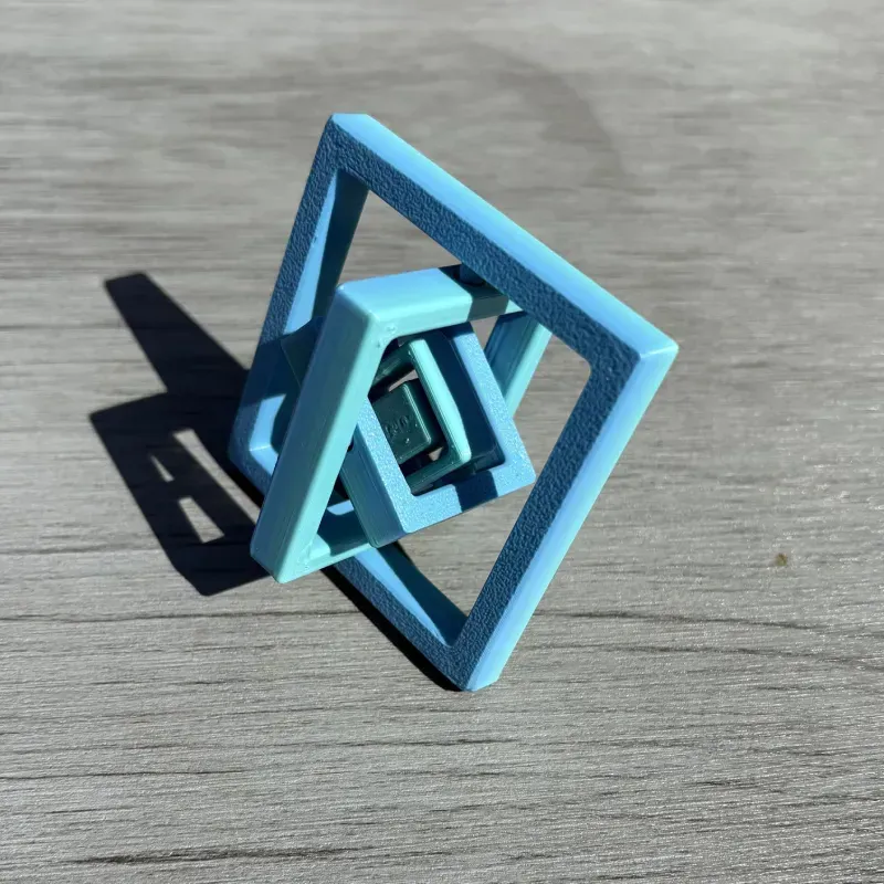 Fidget en carrés articulés "Liam" - Impression en 3D