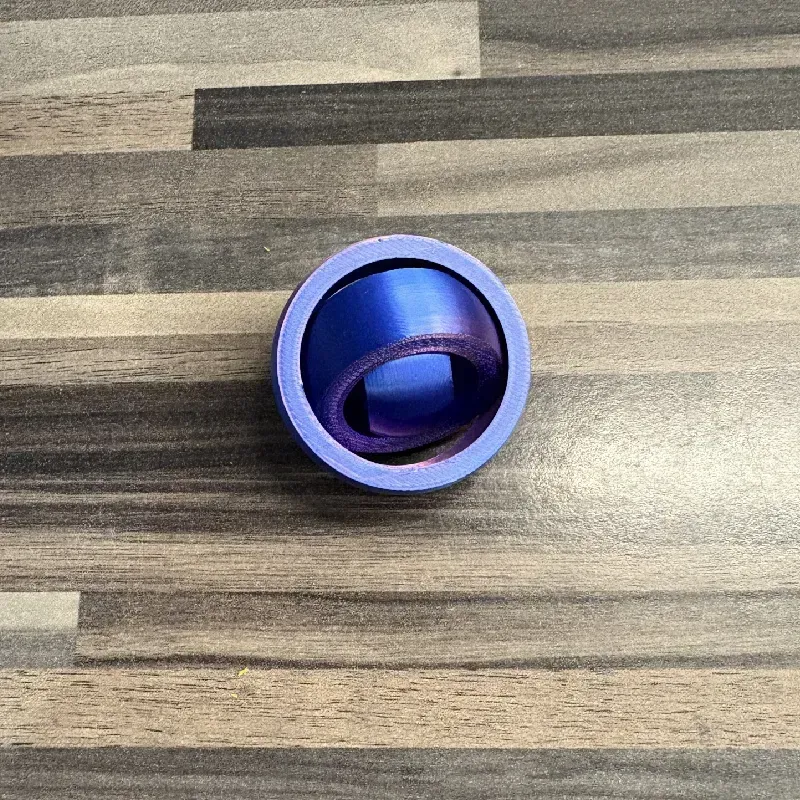 Fidget Noah – Anneau anti-stress infini – Impression 3D Néon City