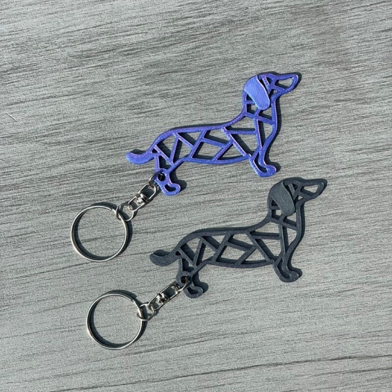 Porte-clé Teckel Oscar – Impression 3D – Léger et Original Porte-clé Teckel Oscar – Impression 3D – Léger et Original